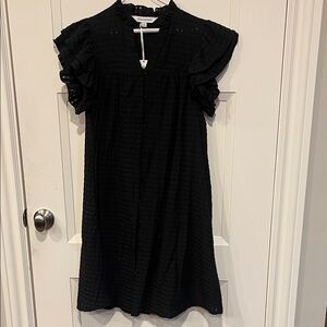 DAVI & DANI Black Mini Dress